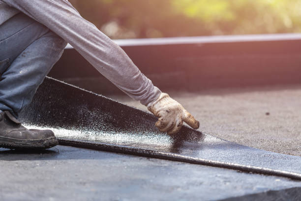 Professional Exterior Waterproofing technician working in Rio, WI